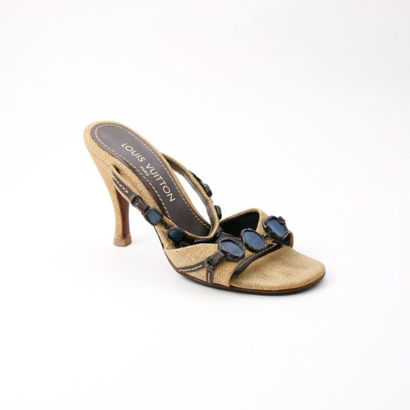 Louis Vuitton Burlap Agate Rock Sandals - Picture 6 of 12